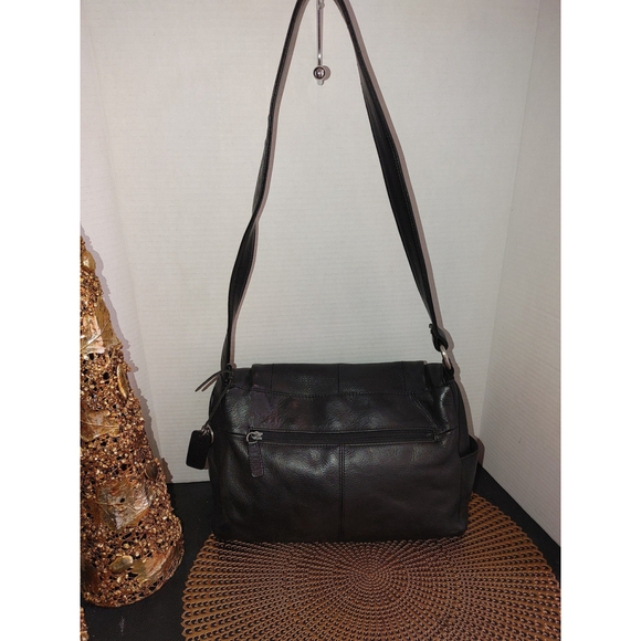 Rolfs Leather Foldover Flap Shoulder Bag - Picture 4 of 11
